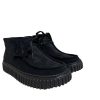 20 Clarks Torhill Hi uomo scarponcino scamosciato nero