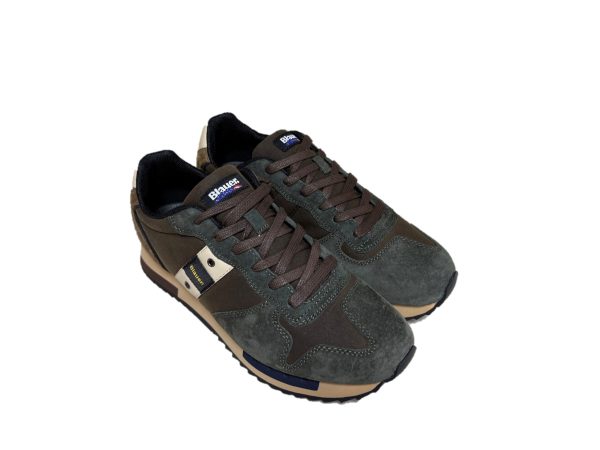 20 Blauer Queens sneakers U. marrone/verde