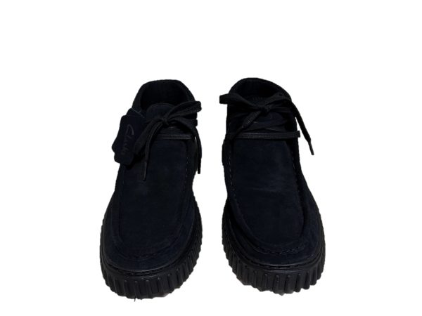 21 Clarks Torhill Hi uomo scarponcino scamosciato nero