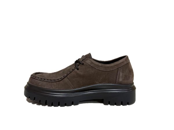 21 Igi&Co 2163033 scarpa stringata donna testa moro