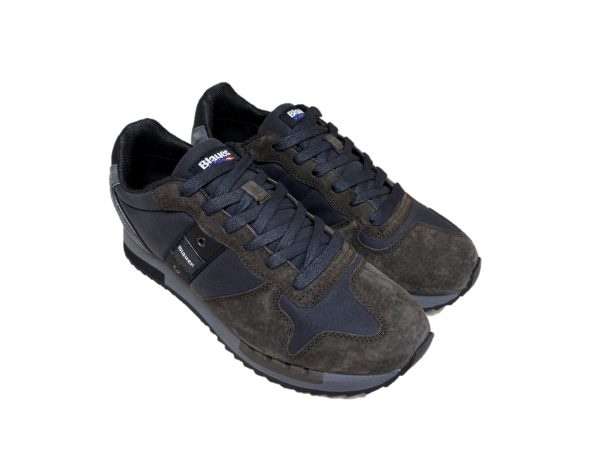 25 Blauer Queens sneakers U. grigio/marrone