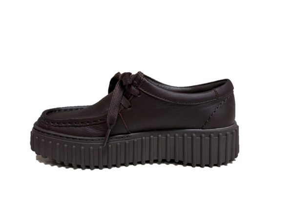32 Clarks Torhill Bee D. in pelle marrone