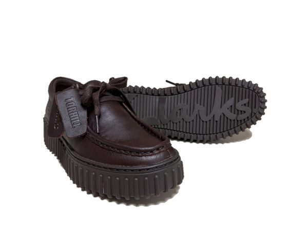 33 Clarks Torhill Bee D. in pelle marrone