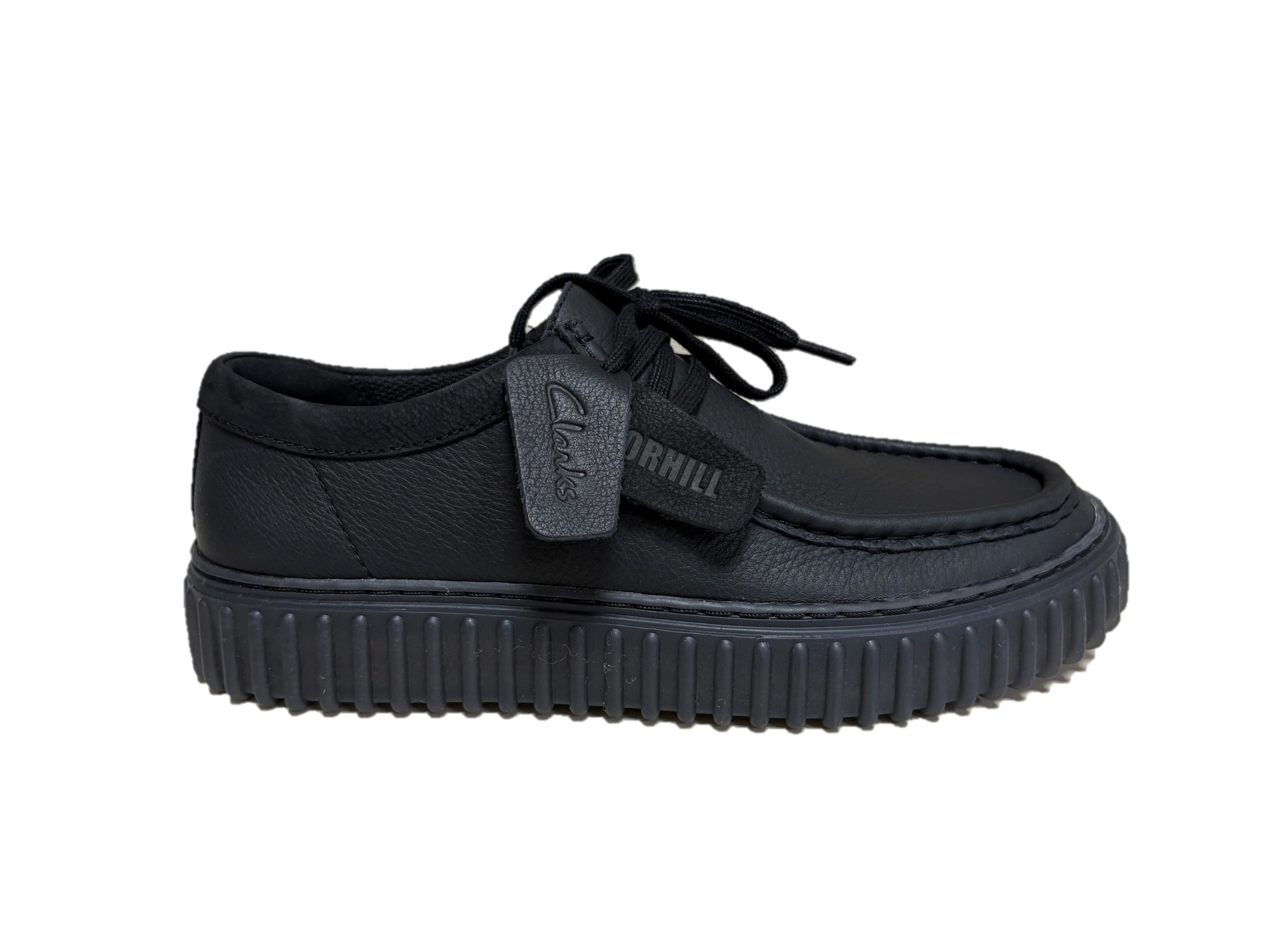 Clarks Torhill Lo U. pelle nero