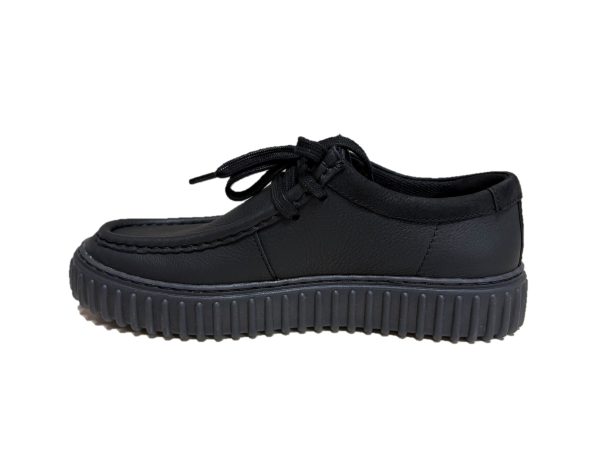 42 Clarks Torhill Lo U. pelle nero
