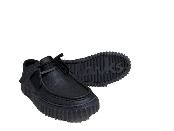 43 Clarks Torhill Lo U. pelle nero