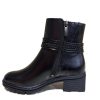 Tamaris 25492 stivaletto D. pelle nero