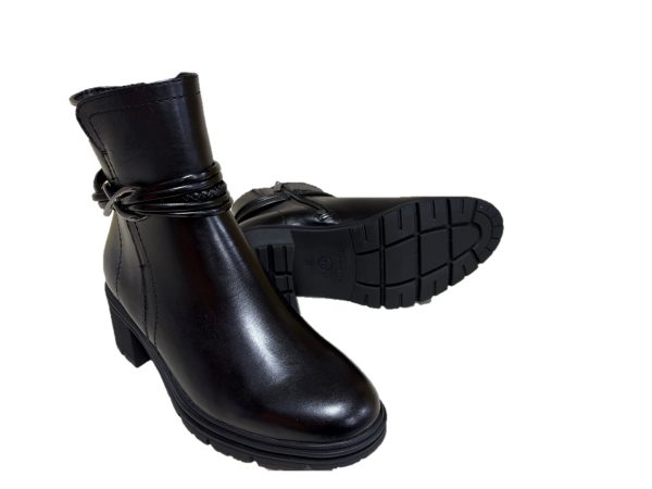 Tamaris 25492 stivaletto D. pelle nero