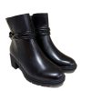 Tamaris 25492 stivaletto D. pelle nero