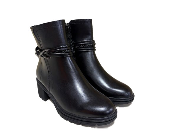 Tamaris 25492 stivaletto D. pelle nero