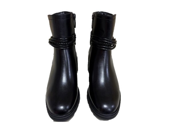 Tamaris 25492 stivaletto D. pelle nero