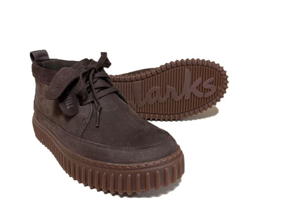 53 Clarks Torhill LaceHi scarponcino U. marrone