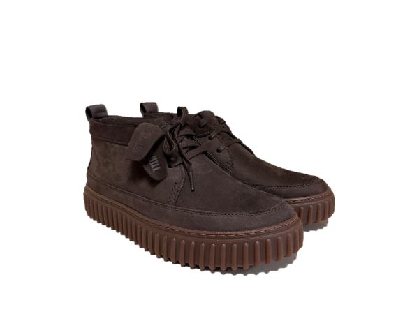 54 Clarks Torhill LaceHi scarponcino U. marrone