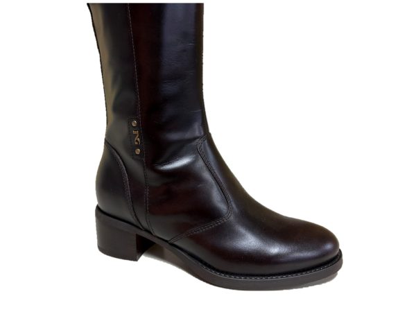 Nero Giardini I514641D stivale D. pelle testa moro
