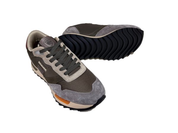 8 Blauer Ryder sneaker uomo verde/beige