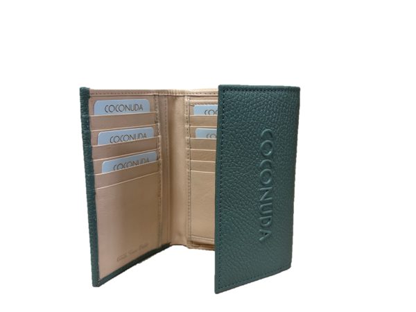 9 Portafoglio Coconuda in pelle donna verdino DK55178