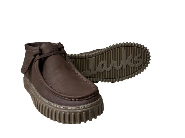 9 Clarks Torhill Hi U. laether testa di moro